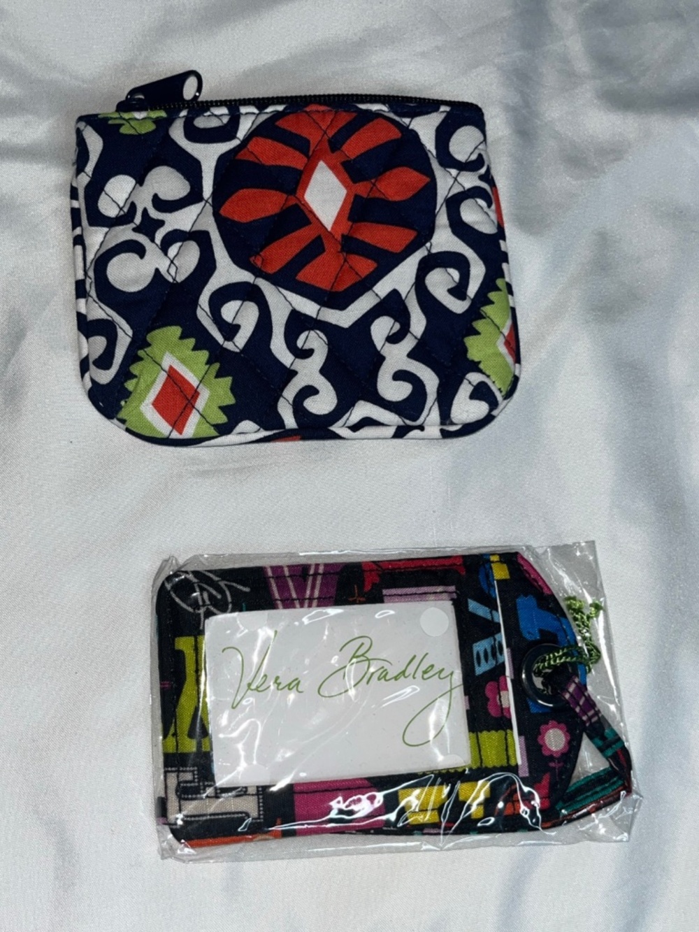 Vera Bradley Luggage Tag From A To Vera Travel ID & Coin Purse Paisley  Tag 4.5